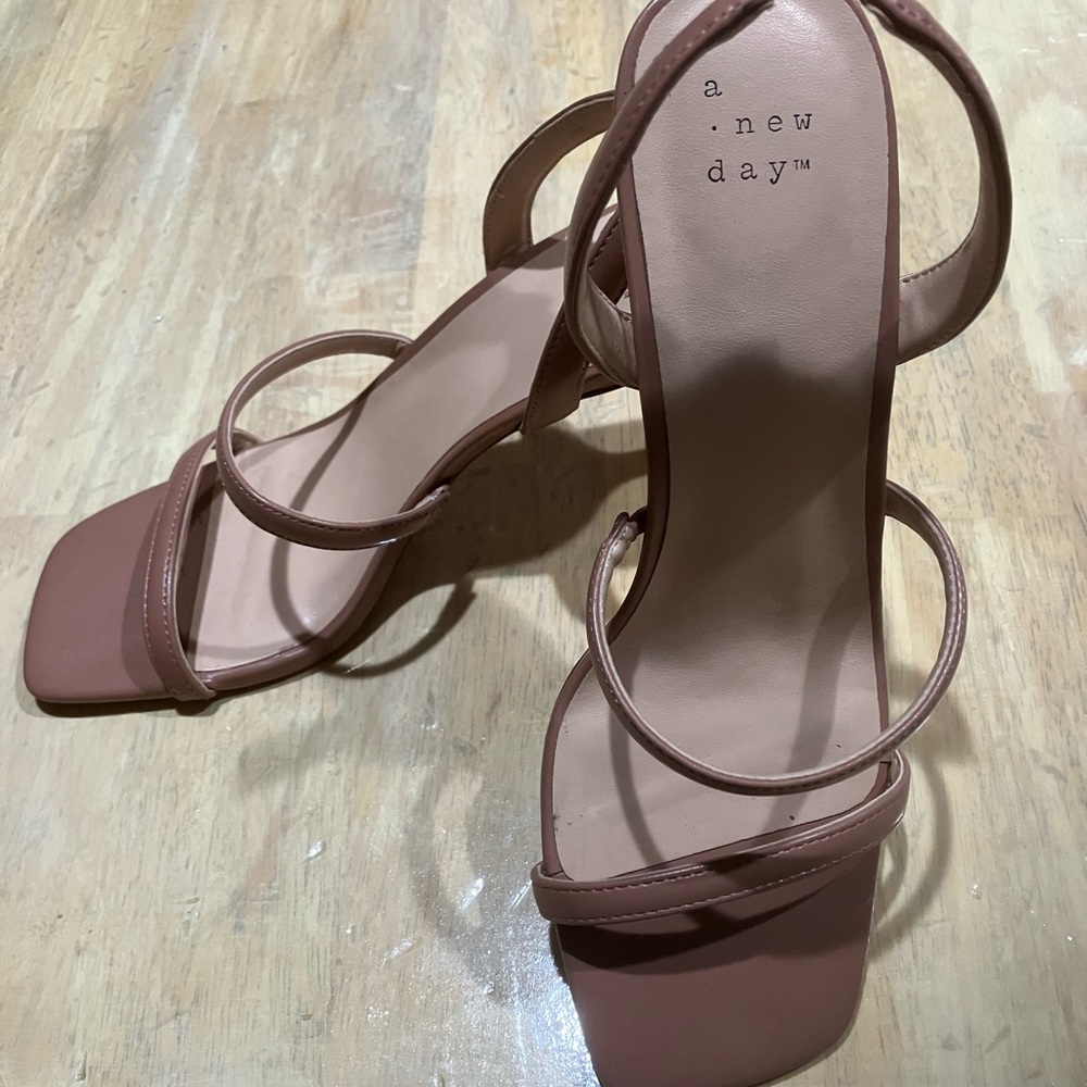 Nude sandal. Fits like an 8.
